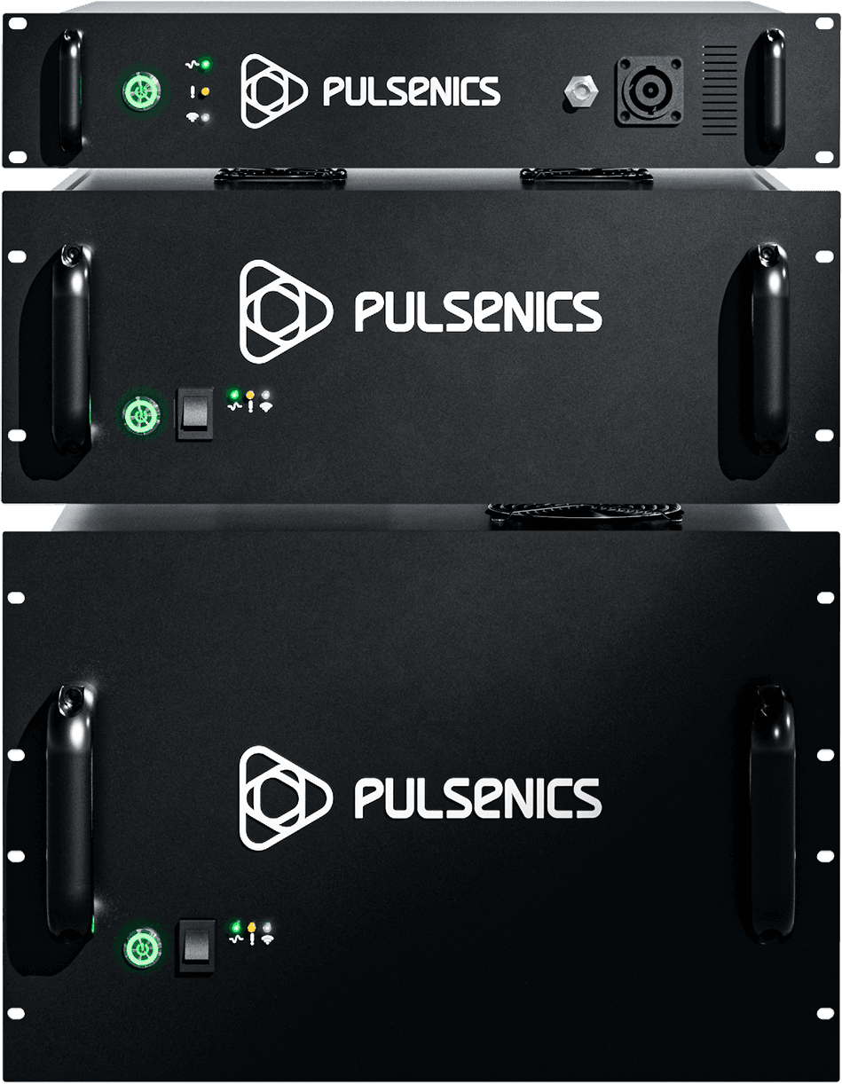 Stacked rendering of Pulsenics Pulse Series units